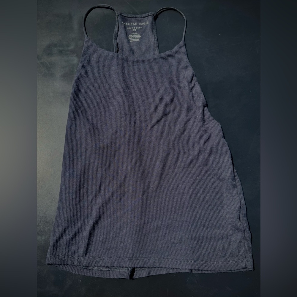 American Eagle Outfitters Gray Tank Top